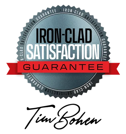 Tim Bohen's 60-day money-back guarantee